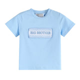 Light Blue Big Brother Smocked Shirt and Shorts Set