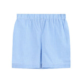 Light Blue Big Brother Smocked Shirt and Shorts Set