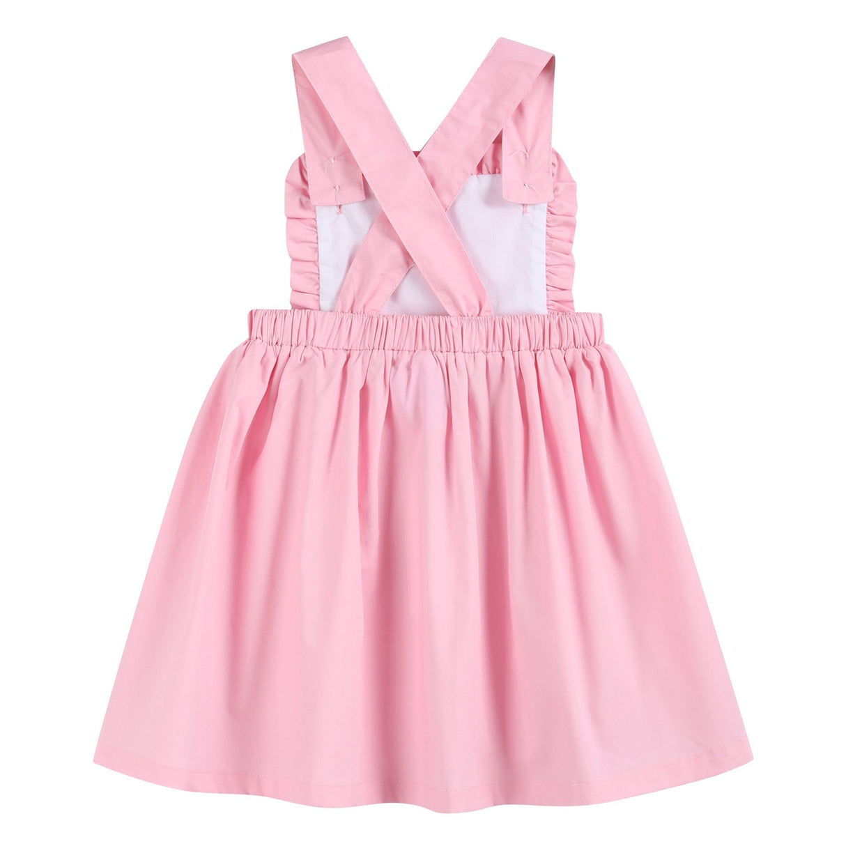 Light Pink Ruffle Jumper Dress