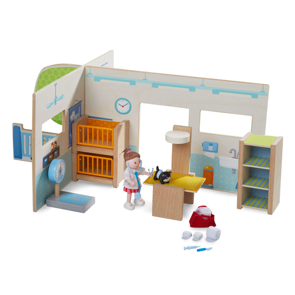Little Friends Vet Clinic Play Set with Rebecca Doll - HoneyBug 