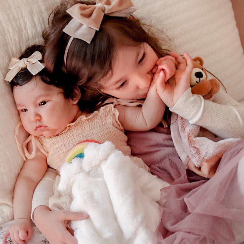 Little Rainbow Lovey Blanket - HoneyBug 