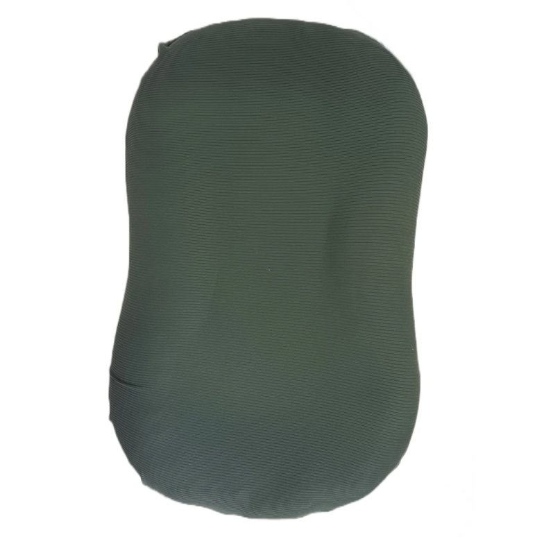 Moss Ribbed Baby Lounger Cover