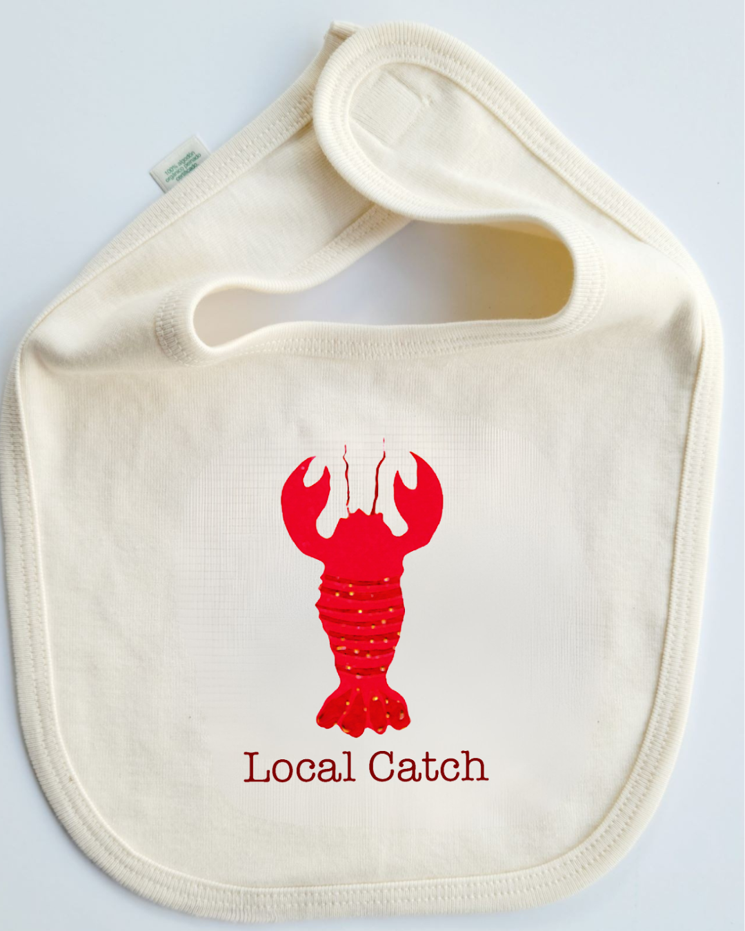Lobster Baby Bib Local Catch - HoneyBug 