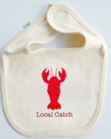 Lobster Baby Bib Local Catch - HoneyBug 