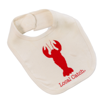 Lobster Baby Bib Local Catch - HoneyBug 