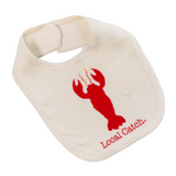 Lobster Baby Bib Local Catch - HoneyBug 