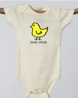 Local Chick Short Sleeve Romper - HoneyBug 