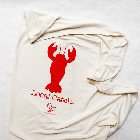 Lobster Local Catch Lobster Baby Blanket - HoneyBug 