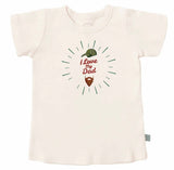 graphic tee | love dad beard - HoneyBug 