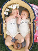 Loved. Organic Cotton Kids Tshirt Short Sleeve - HoneyBug 