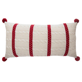 Cable-Knit Lumbar Pillow