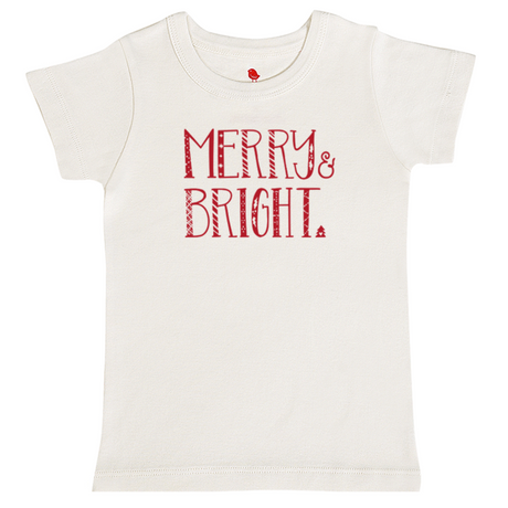 graphic tee | merry & bright - HoneyBug 