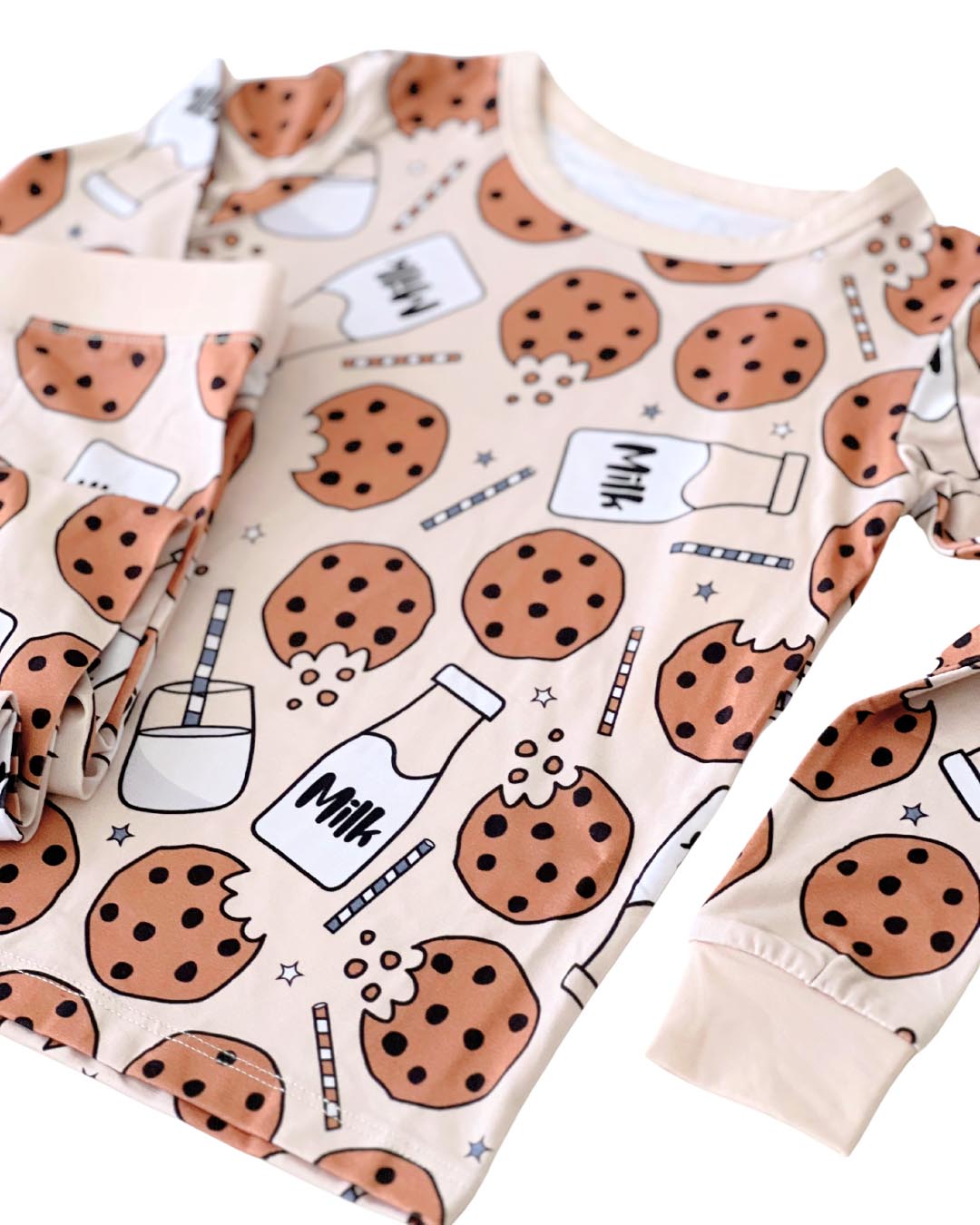 Bamboo Two Piece Set | Milk & Cookies - HoneyBug 