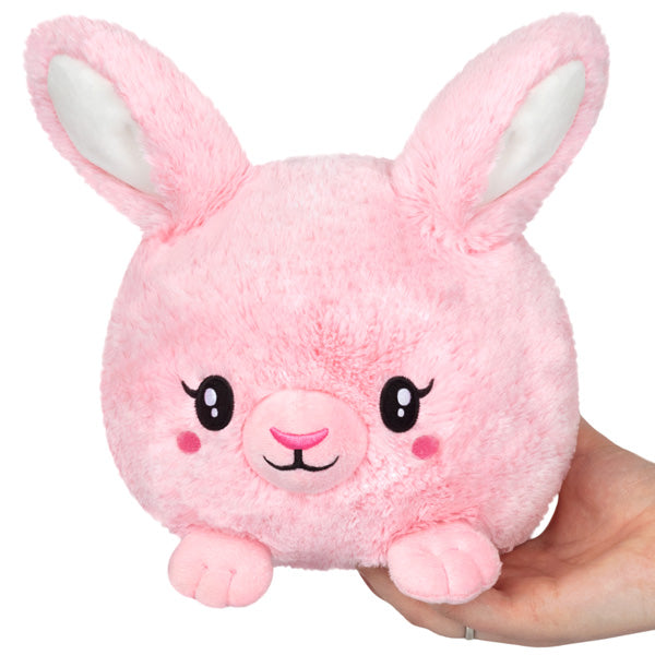 Mini Squishable Pink Fluffy Bunny - HoneyBug 