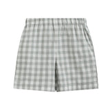 Misty Blue Big Brother Smocked Shirt and Shorts Set