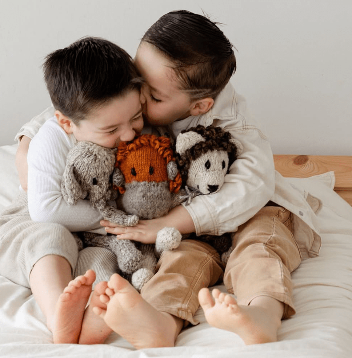 Wool Knit Buddy  | Elliott the Elephant - HoneyBug 