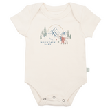 graphic bodysuit | mountain baby - HoneyBug 