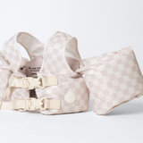 Neutral Checkered Kids Float
