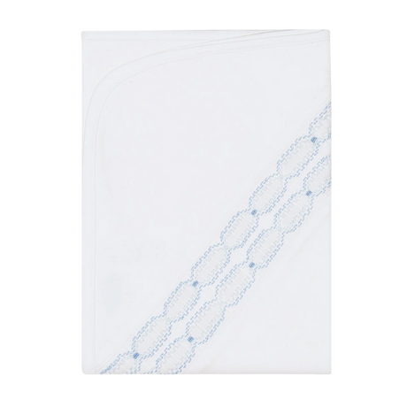 Signature Smocked Boys Receiving Blanket