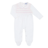 Signature Smocked Girls Footie