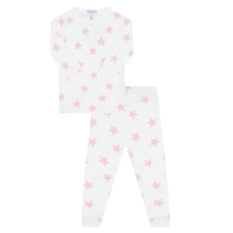 Pink Stars Print Pajama