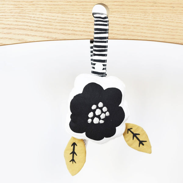 Flower Stroller Toy with Crinkle - HoneyBug 