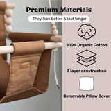 Organic Cotton Indoor High Back Swing Toffee