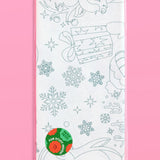 Color Me Merry Paper Tablecloth - Coloring Tablecloth