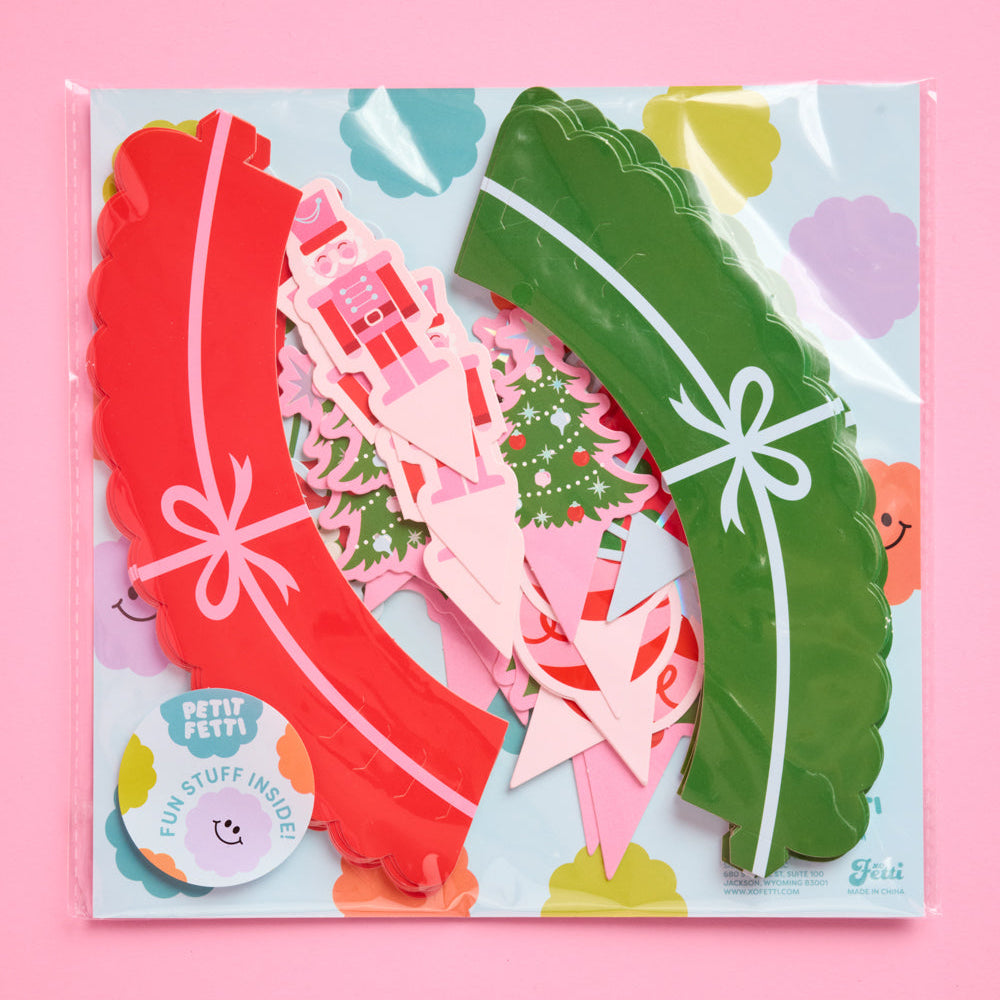 Deck the Cupcakes Set - 24 Sets of Liners + Toppers