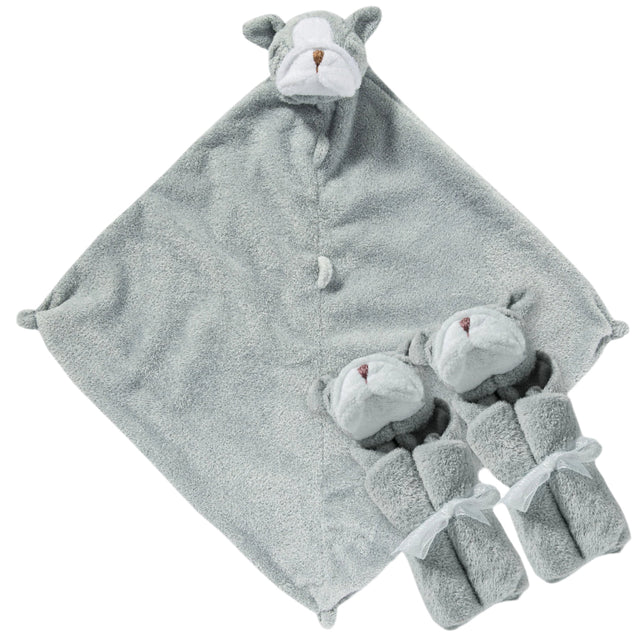 Pair and a Spare - Grey Bulldog - HoneyBug 