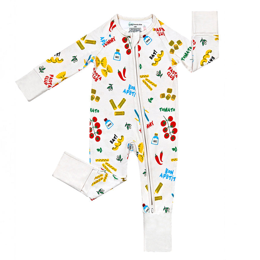 Bamboo Zip Romper | Pasta Club