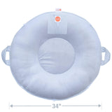 Serenity Light Gray Floor Cushion - HoneyBug 