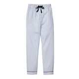 Men's Twill Pajama Pants in Navy French Ticking
