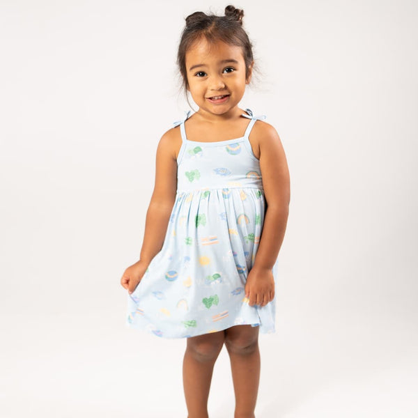 Pīʻāpā Toddler Bamboo Dress - HoneyBug 