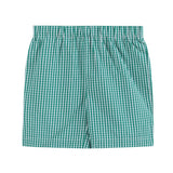 Pickleball T-Shirt and Green Gingham Shorts Set