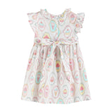 Pink and White Birthday Girl Smocked Dress