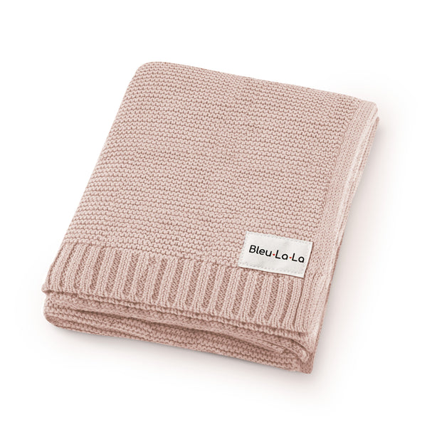 Organic Cotton Luxury Knit Baby Swaddle Blanket - HoneyBug 