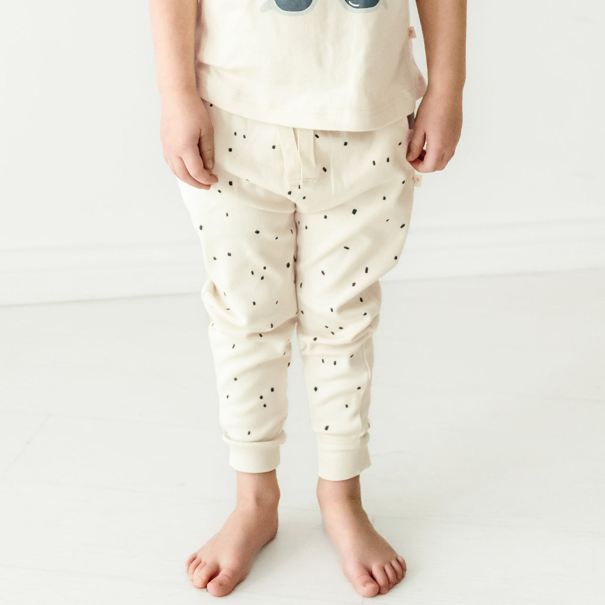 Organic Baby Toddler Harem Pants - Pixie Dots - HoneyBug 