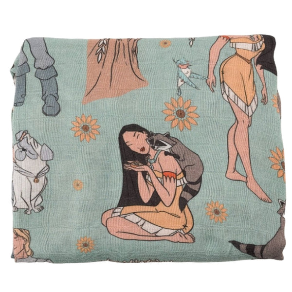 Pocahontas Muslin Blanket - HoneyBug 