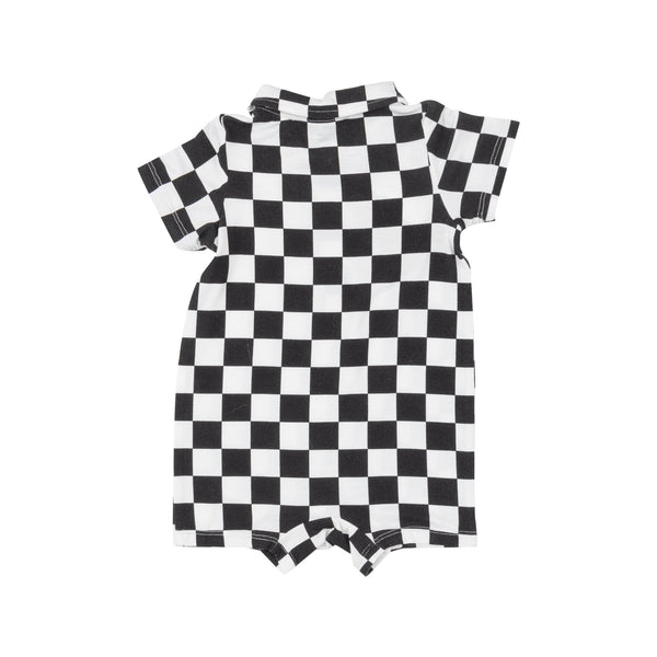 Polo Shortie - Checkerboard - HoneyBug 