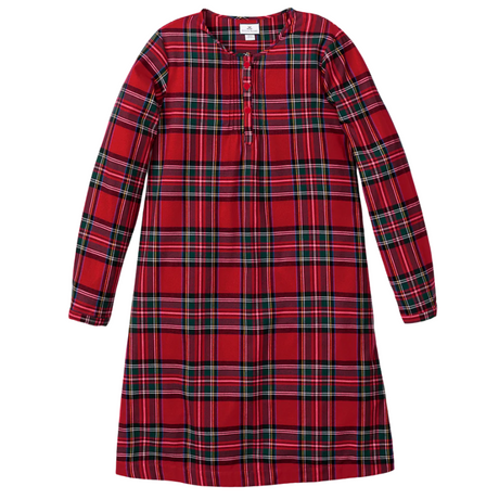 Women's Brushed Twill Beatrice Nightgown in Imperial Tartan - HoneyBug 