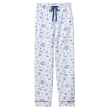 Men's Twill Pajama Pants in Chalet Toile - HoneyBug 