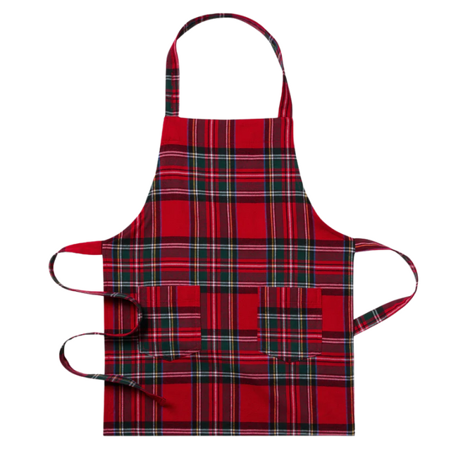 Kid's Apron in Imperial Tartan - HoneyBug 
