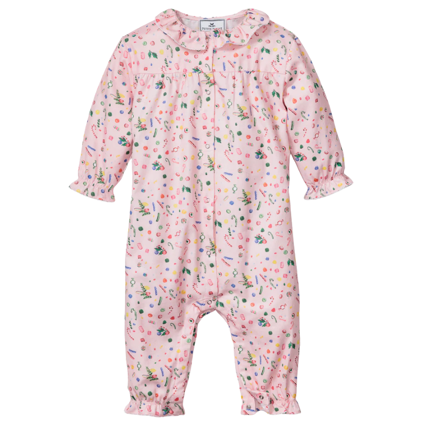 Baby's Twill Madeline Romper in Vintage Sweets - HoneyBug 