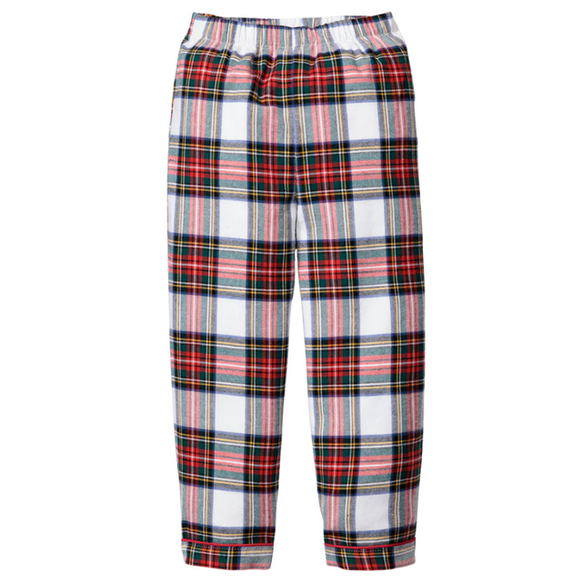 Kid's Brushed Twill Pajama Pant in Balmoral Tartan - HoneyBug 