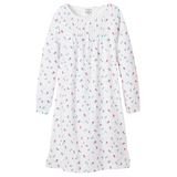 Women's Flannel Beatrice Nightgown in Après Ski - HoneyBug 