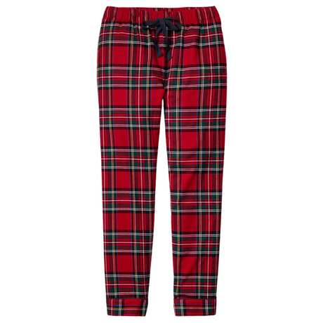 Women's Brushed Twill Pants in Imperial Tartan - HoneyBug 