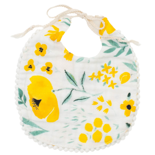 Buttercup Blossom Single Bib - HoneyBug 
