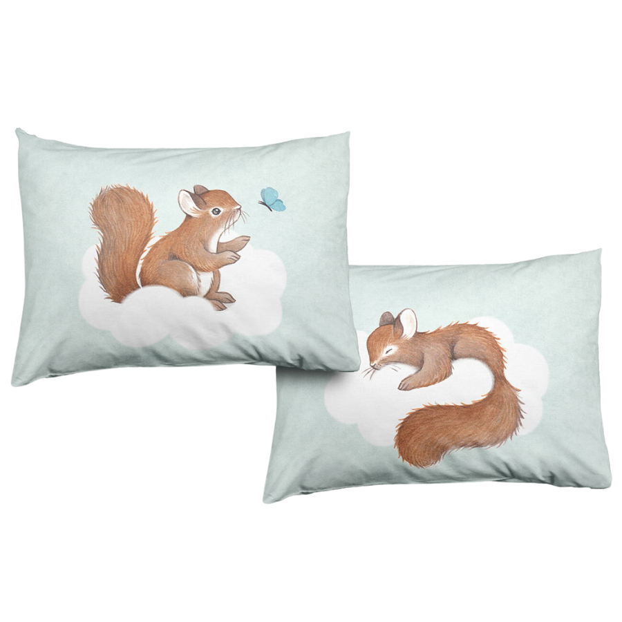 2-pack Enchanted Forest Standard Size Pillowcases - HoneyBug 