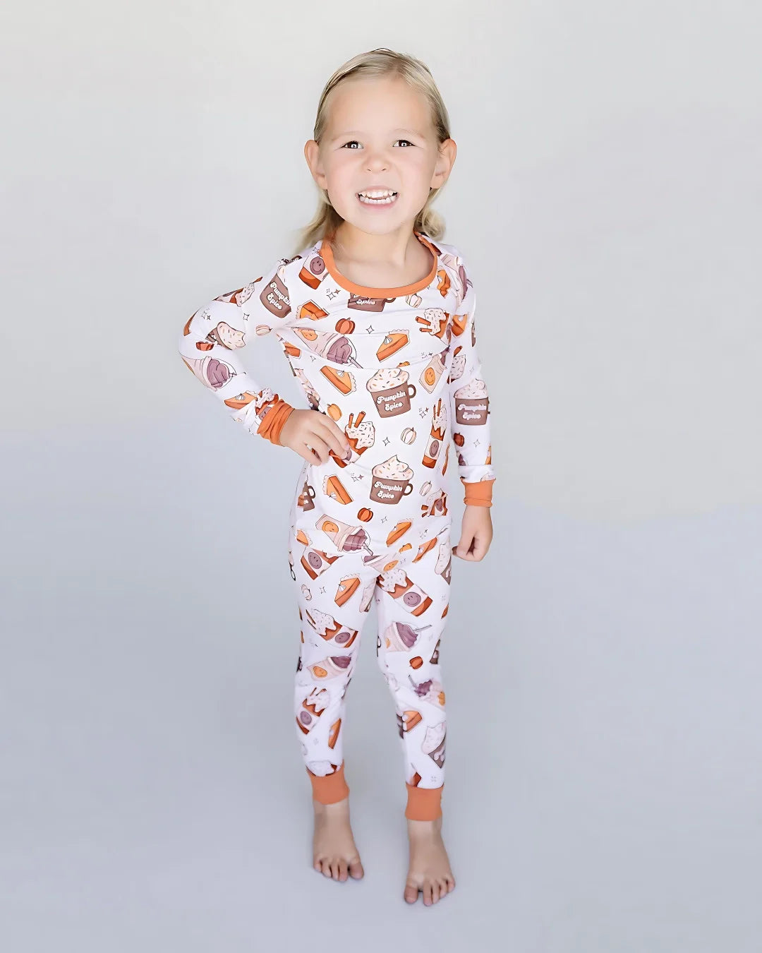 Bamboo Two Piece Set | Pumpkin Spice - HoneyBug 